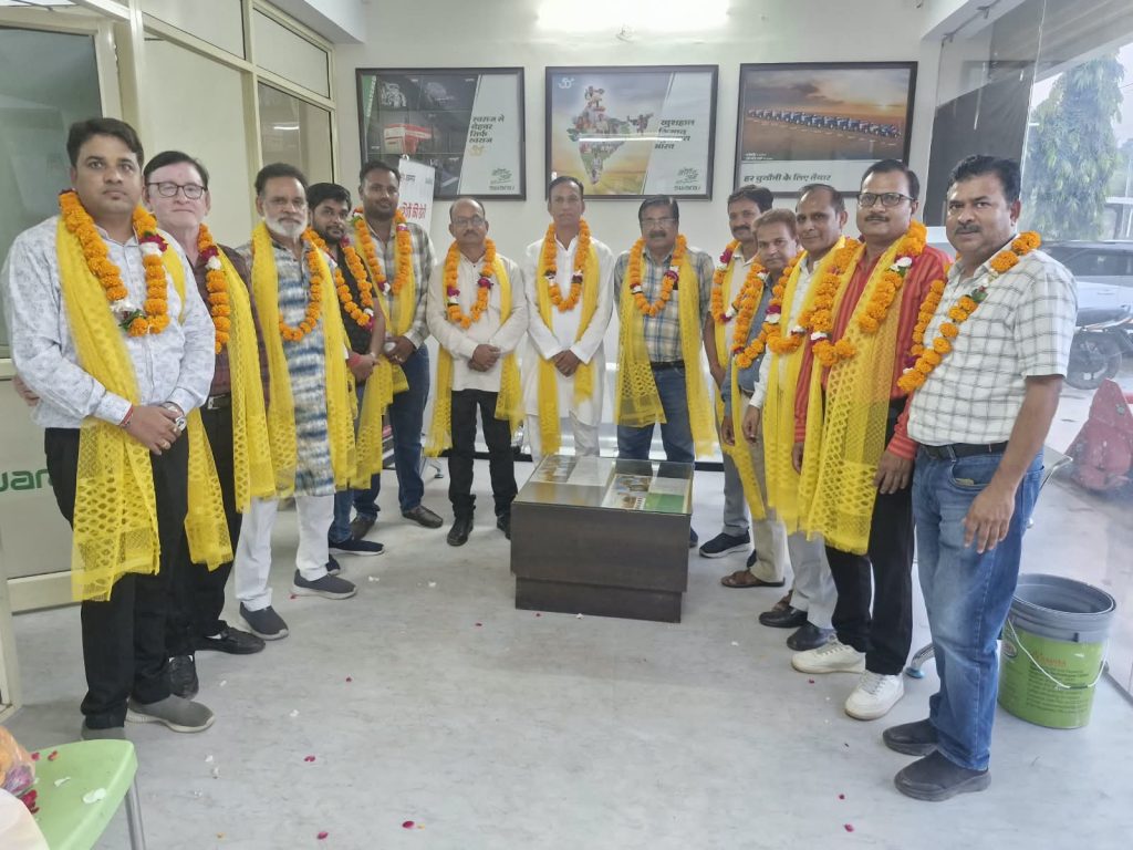चौरासी क्षेत्रीय सभा के अध्यक्ष एवं नवनिर्वाचित गहोई ग्रेटर ग्वालियर टीम का भव्य स्वागत